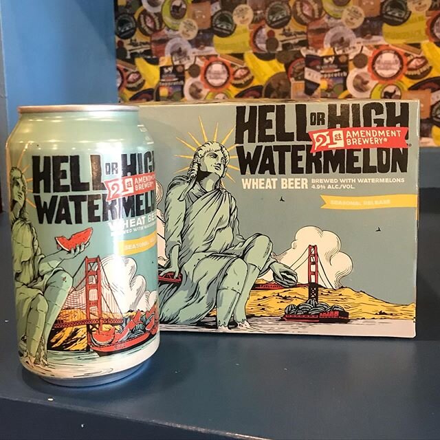 A few of our new beers in house! If you&rsquo;re feeling summery try @21stamendment Hell or High Watermelon and @stonebrewing Notorious P.O.G.  For that sitting &lsquo;round the campfire mood, grab the new Dragon&rsquo;s Milk Reserve from @newholland