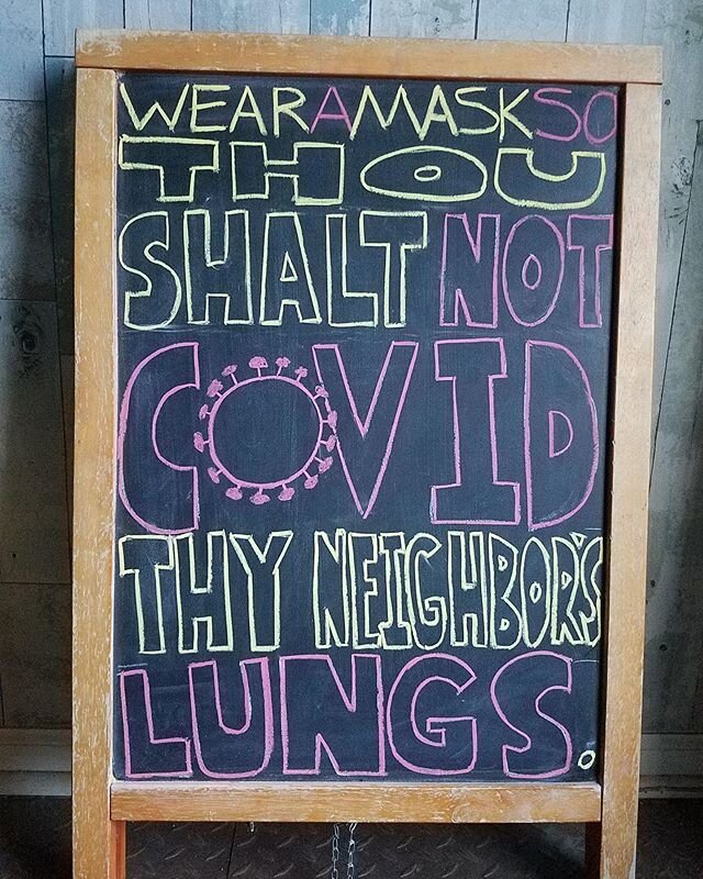 Good news! We now have masks available at the front door if you find yourself without one and in need of cheese! Let&rsquo;s keep each other safe y&rsquo;all!