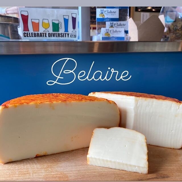 New to our cheese case, Belaire, a Port Salut-style cheese from Hoard&rsquo;s Dairyman Farm Creamery in Wisconsin. 
Port Salut originated in the early 19th century by Trappist monks in the French province of Brittany. Hoard&rsquo;s Dairyman uses pure