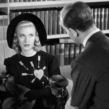 #FredAstaire as a psychiatrist attempting to cure #GingerRogers of her fear of marriage in #Carefree (1938).
