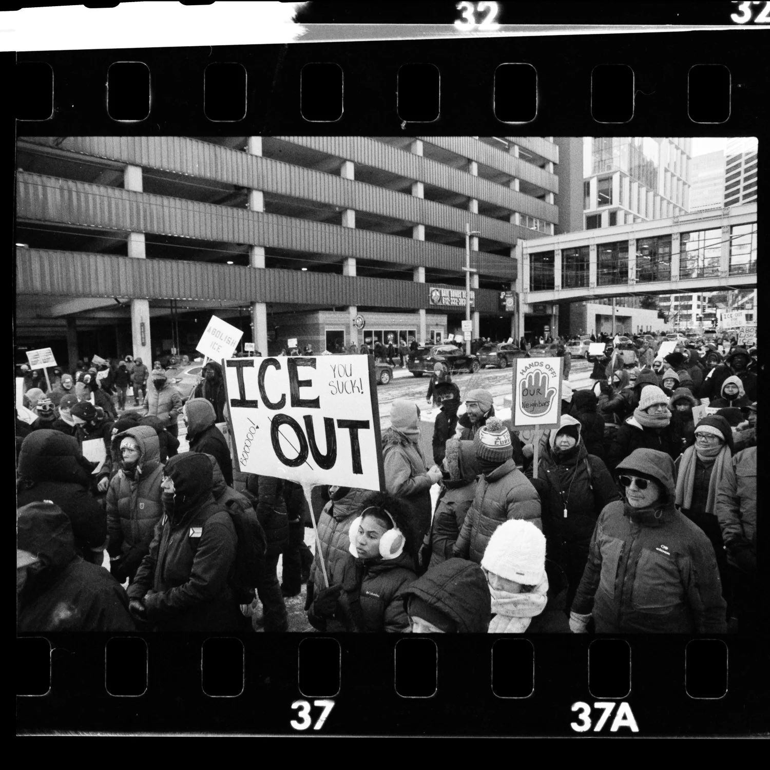 ICE Out March Participants, Minneapolis, MN - Jan 23, 2026