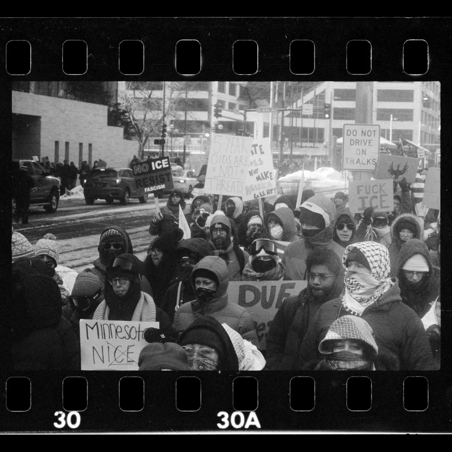 ICE Out March Participants, Minneapolis, MN - Jan 23, 2026
