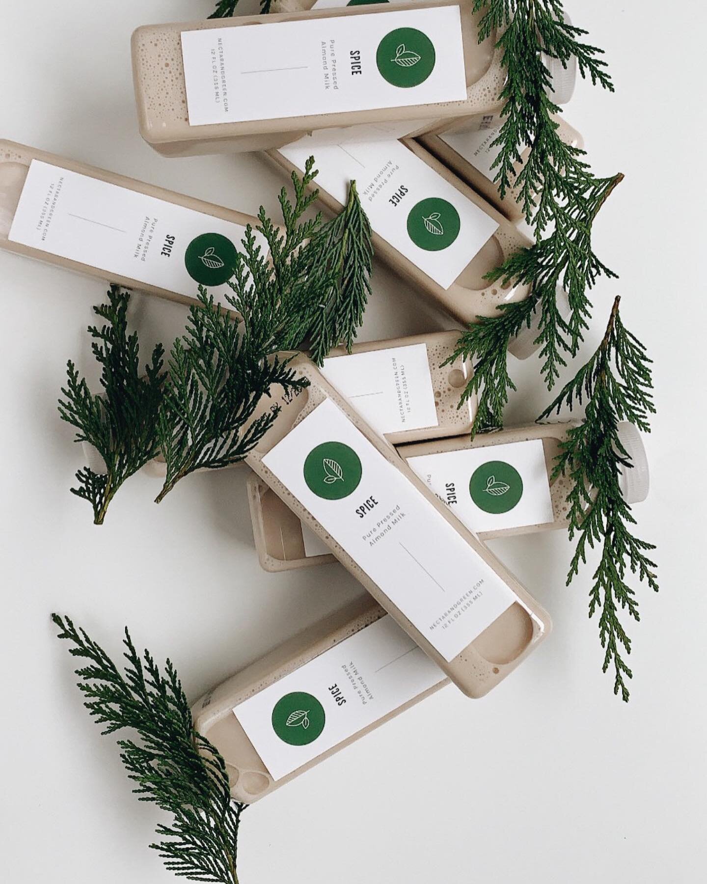 When @nectarandgreen's Spice returns, you know the holidays are officially here! 🌲 The most delicious blend of nutmeg, cinnamon, clove, honey &amp; sea salt.