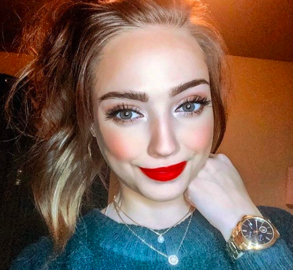 lipstick // brows and lashes (use code lovelash20) // sweater necklaces - similar here and here