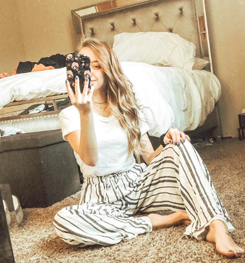 Striped pants // tee //