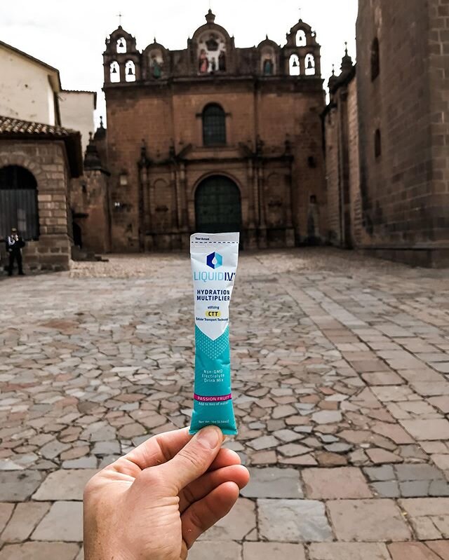 @liquidiv sent me they’re hydration packets to try out way back. #ad ๐ฆ I handed them over to steven to take on his 15 day backpacking trip in South America. Now he was out walking and hiking miles and miles, but he was also with 10 college bud