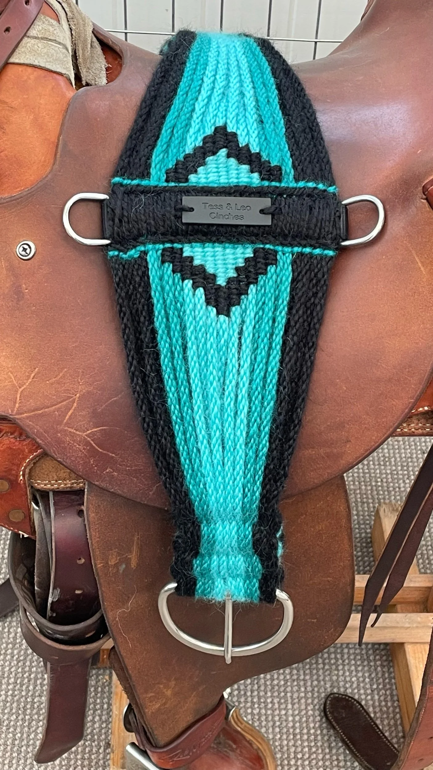 Turquoise Teal and Black