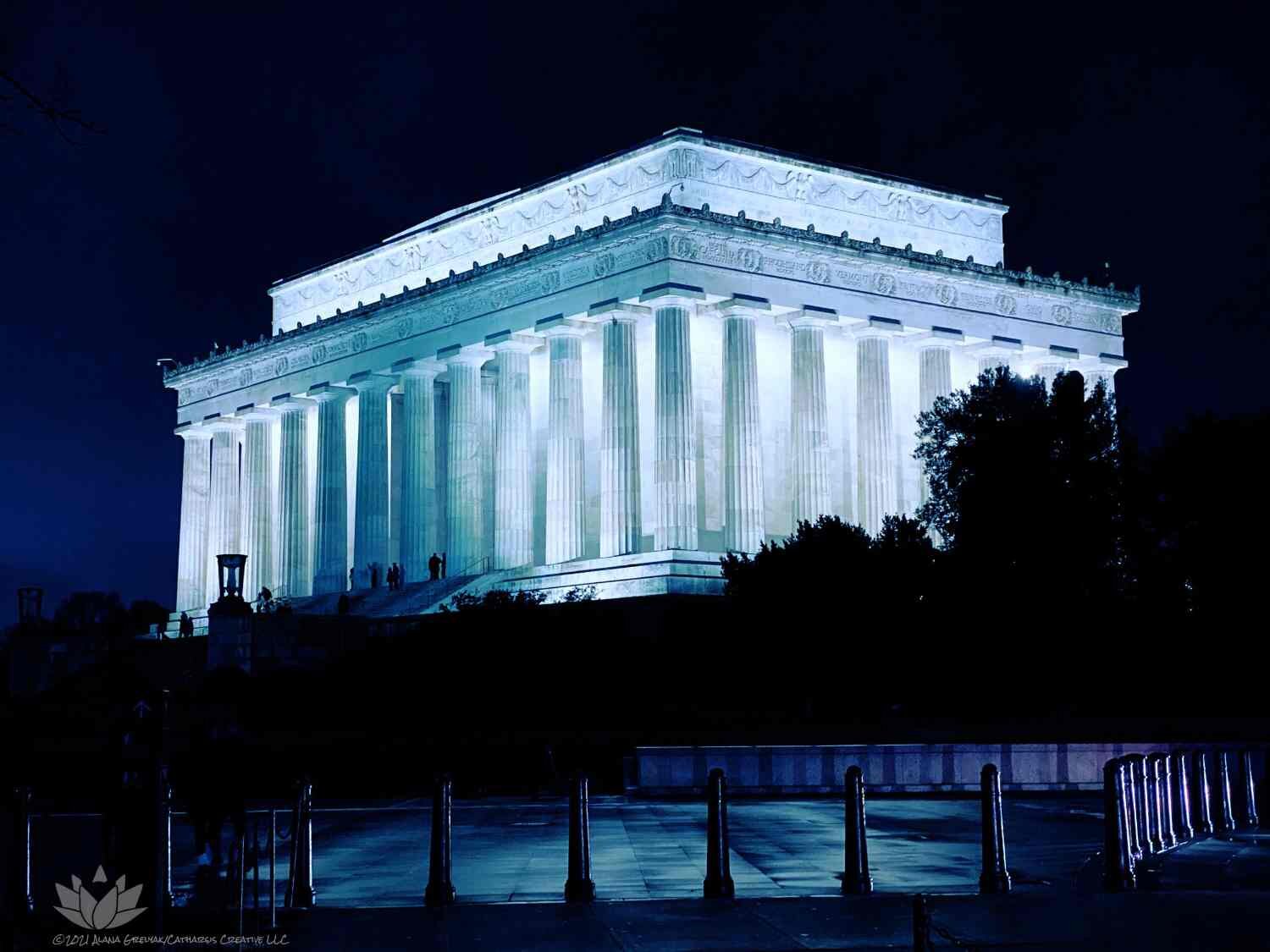 Lincoln Memorial at Night 2020