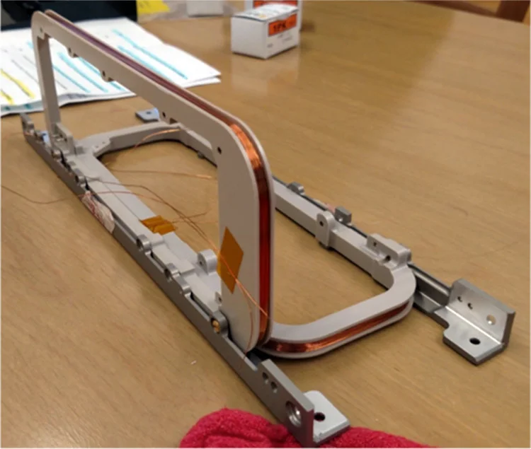 The torquer coils that actuate to give ELFIN attitude control