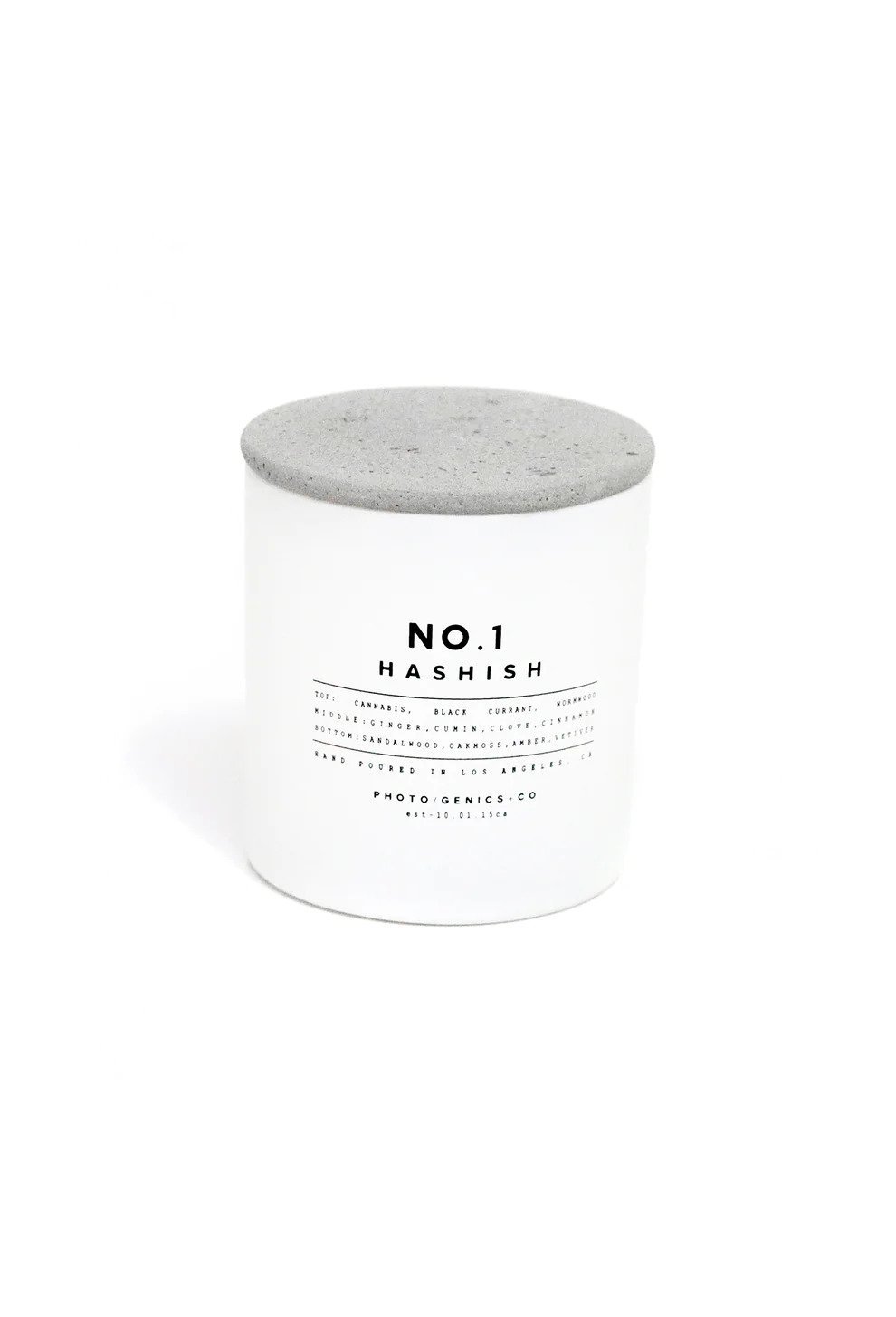 NO.1 Hashish Glass Candle | Photo/Genics + Co