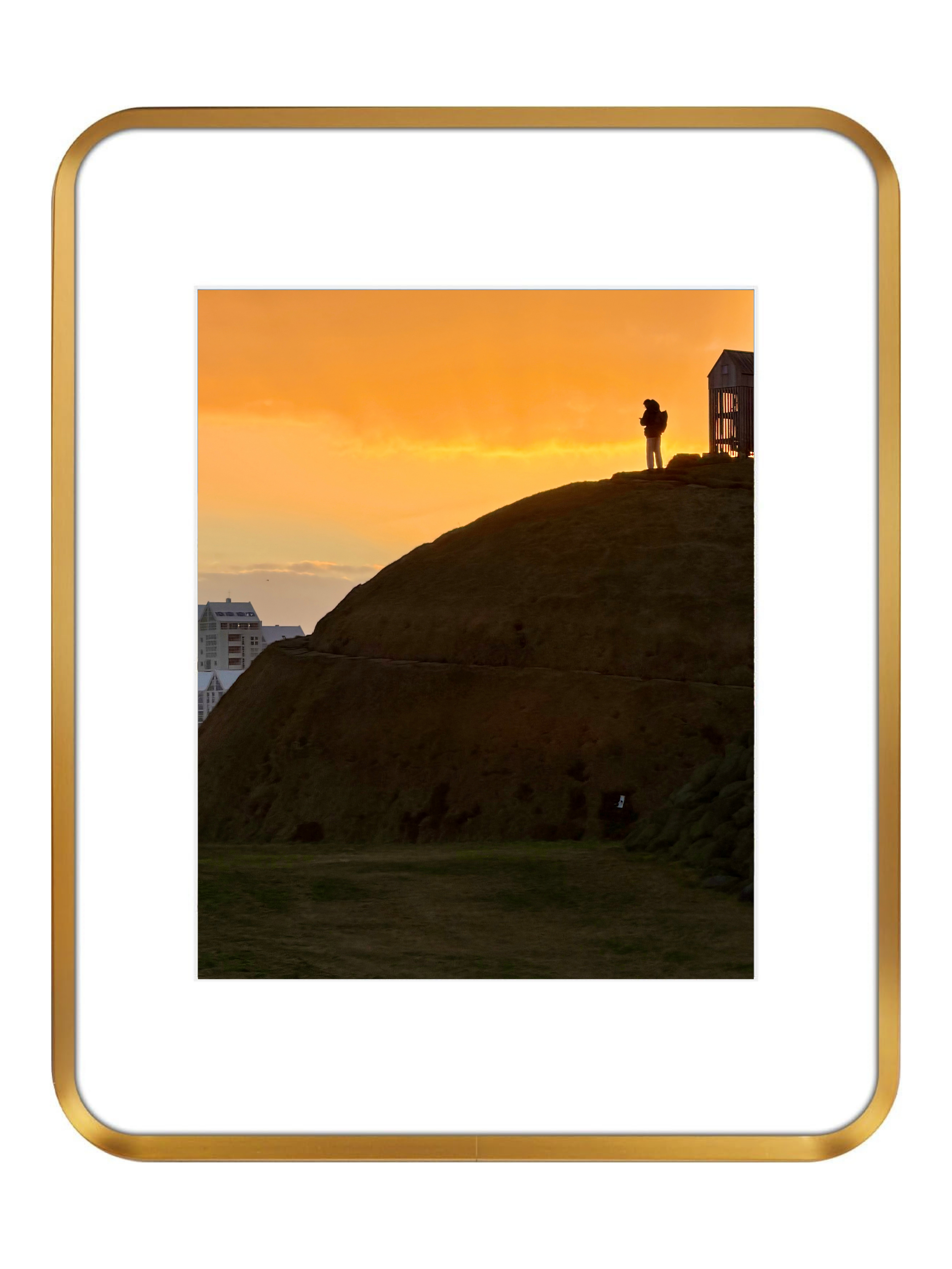 Þúfa, Reykjavík Hiker Sunrise
