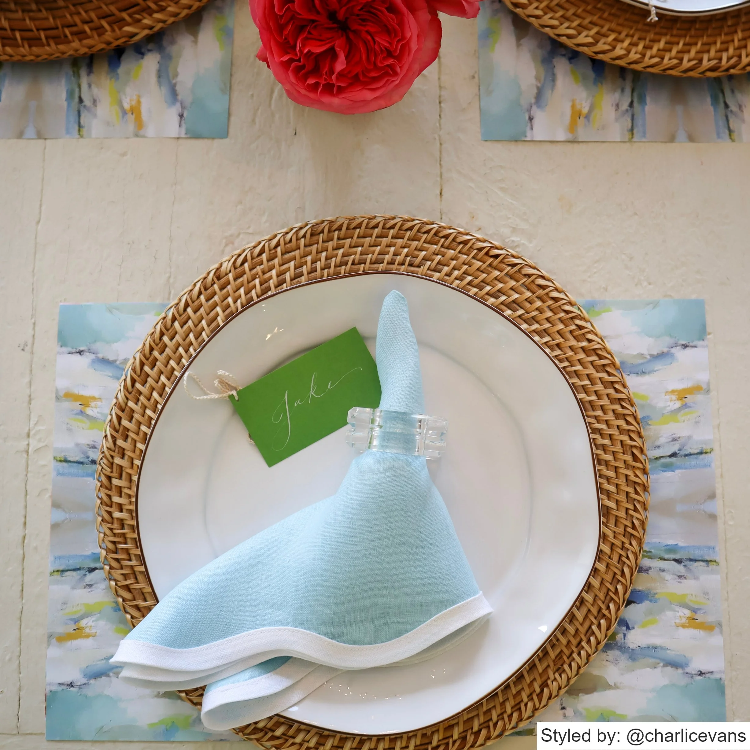Wintergreen by Laura Park Paper Placemats — Lucy Grymes