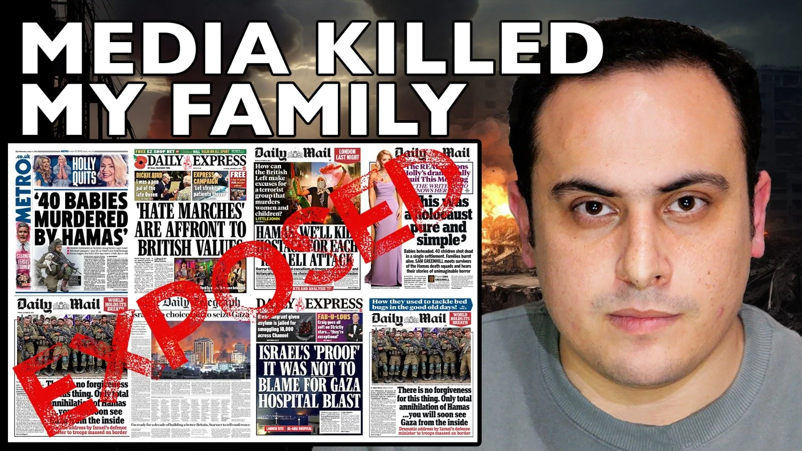 Palestinian DESTROYS Gaza Media Coverage