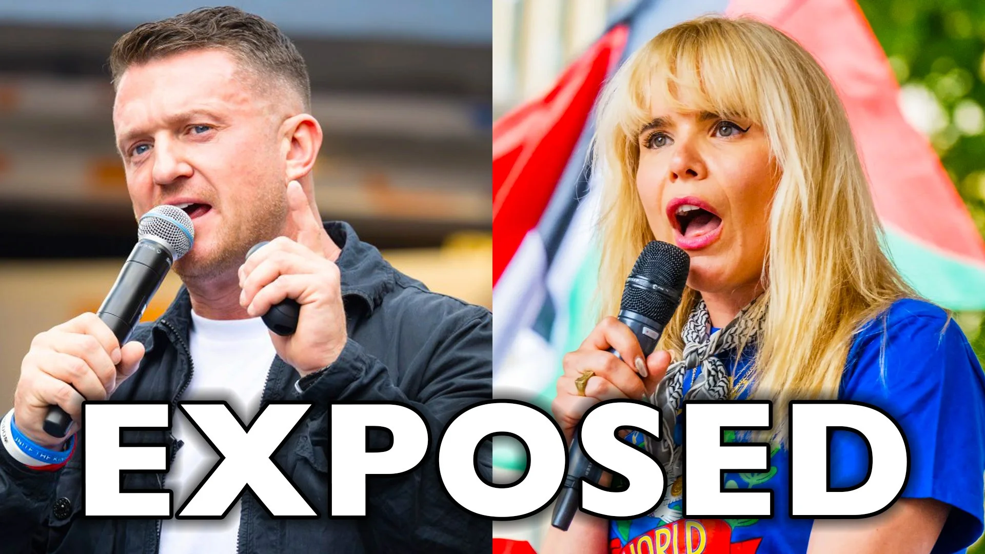 WHAT REALLY HAPPENED: Tommy Robinson March vs. Palestine Protests (Raw Footage)