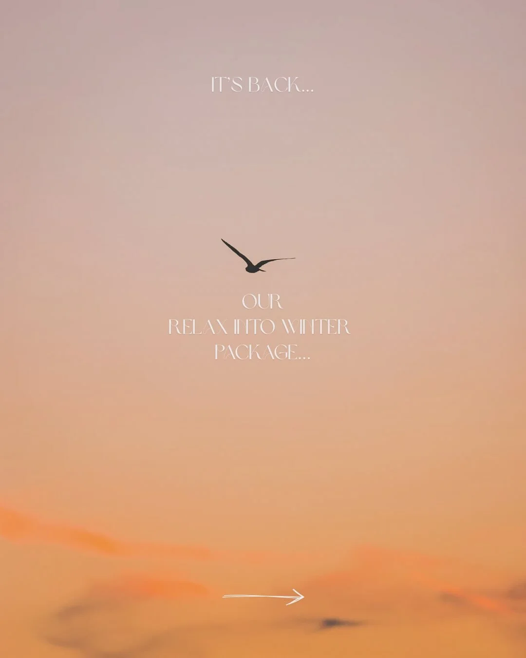 It&rsquo;s back! ☁️🌸 
Our popular winter package is back. A beautiful treat for yourself or with a loved one. Retreat to a cosy candle lit room for some deep relaxation, followed by our nourishing treatment manicure. 
To book give us a message on he