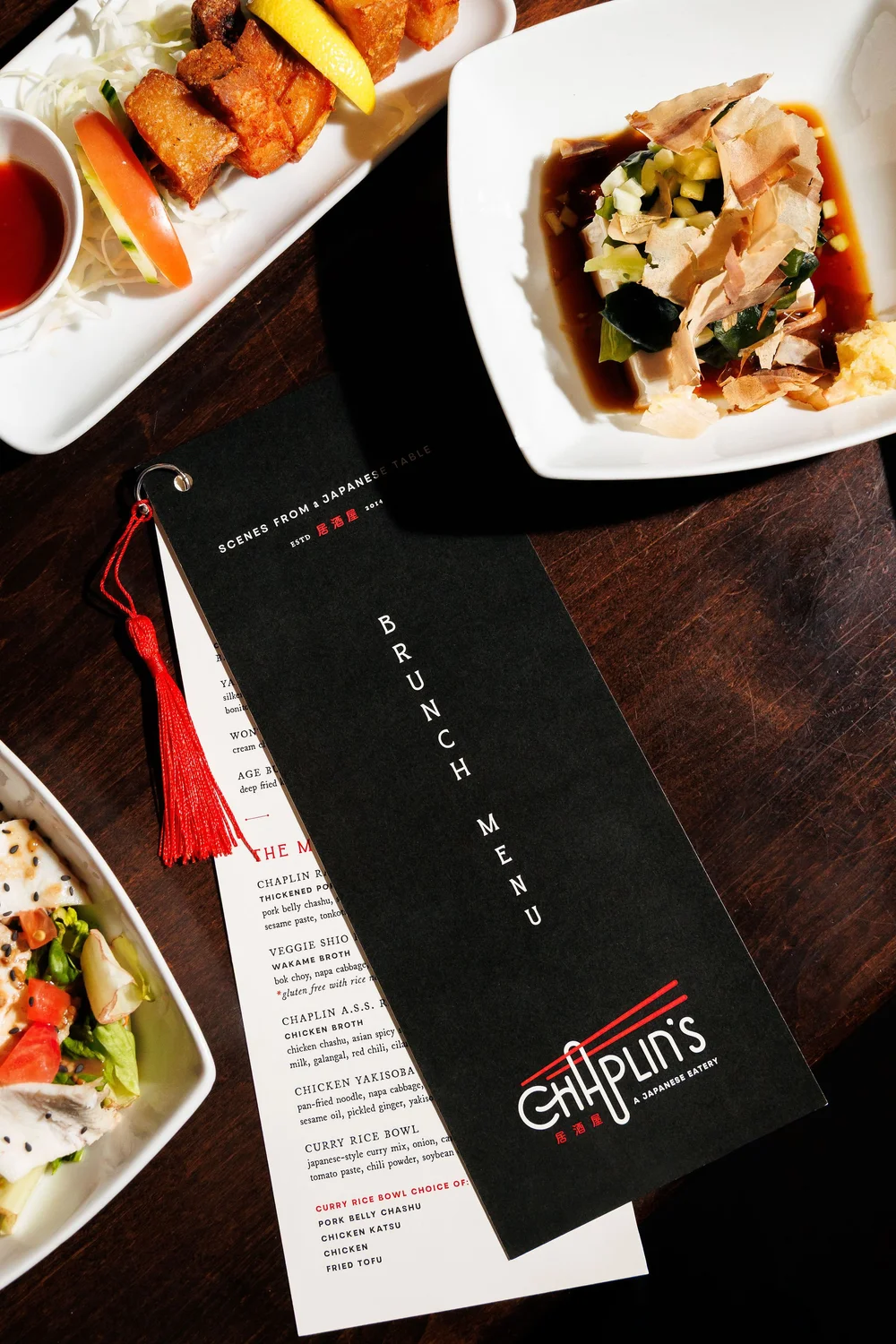 Menu — Chaplin's