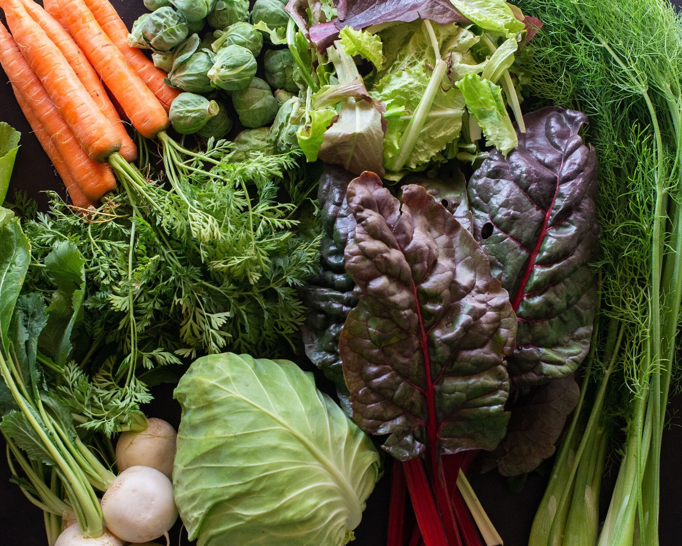 pile of various vegetables