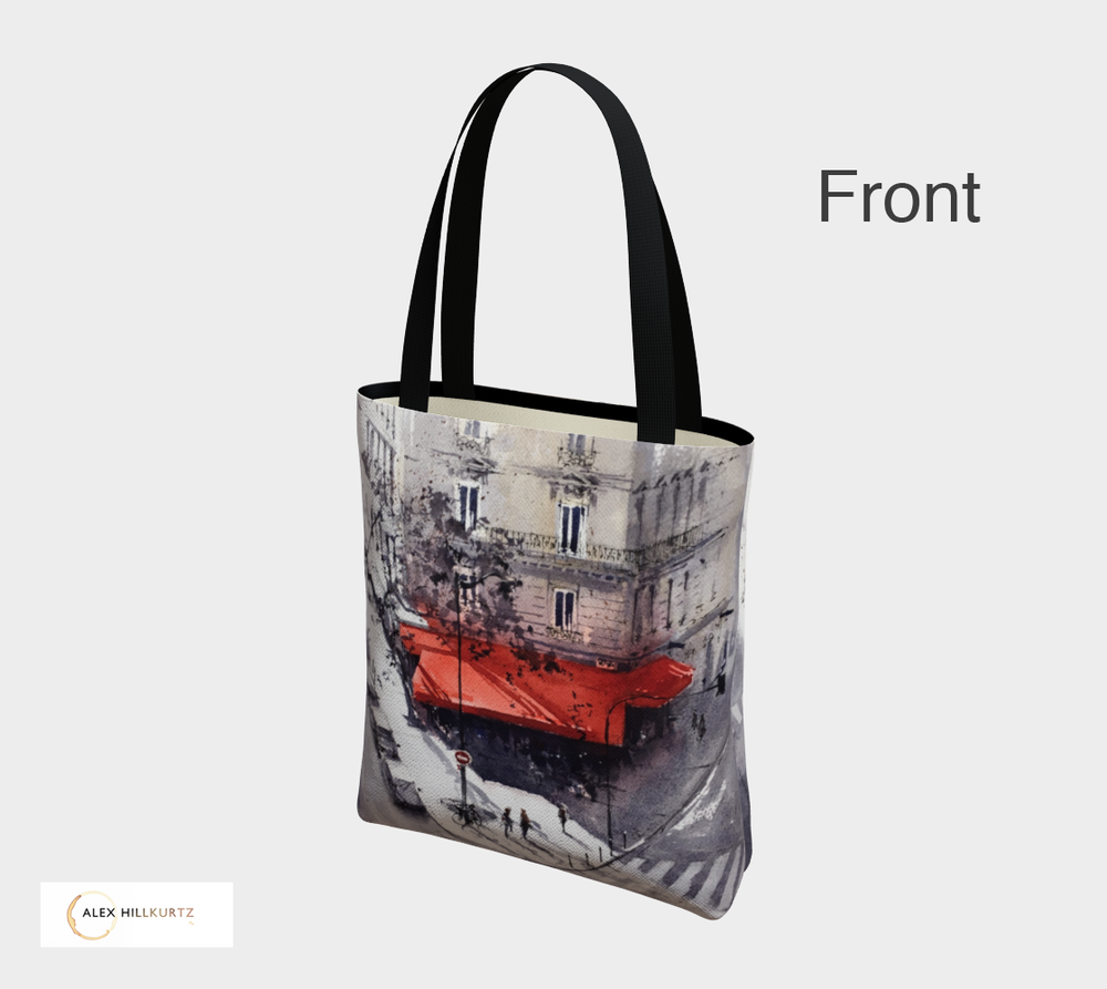 Champs-Elysees Film Festival Canvas Tote Bag - Paris Franco