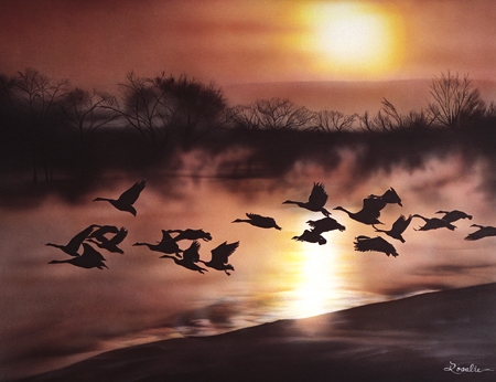 Silhouette at Dawn