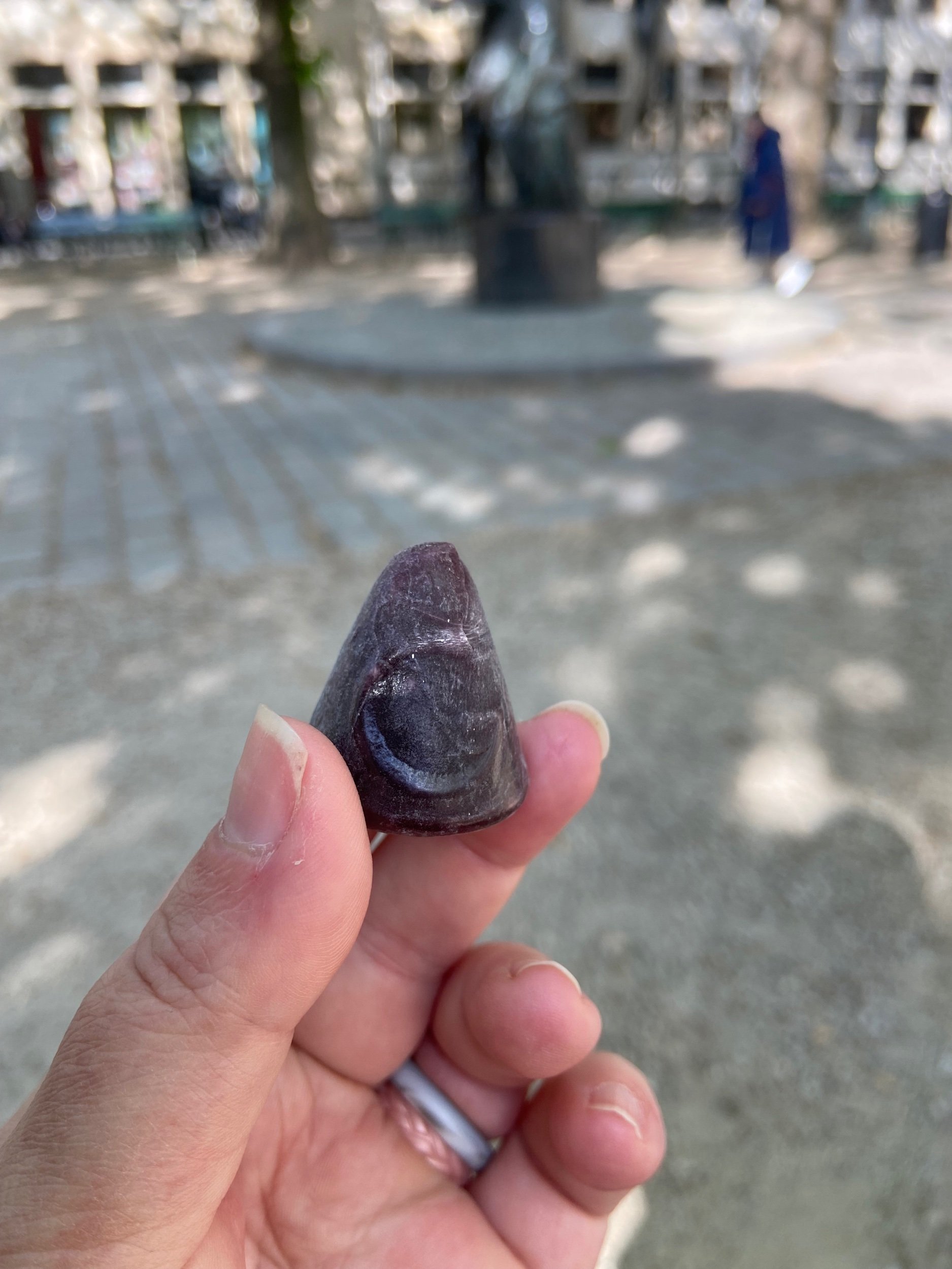  Cuberdon is a candy specific to Bruges - it can’t be exported because the gelatin on the inside hardens after a few days. Cuberdon means nose and is named for its nose like shape. 