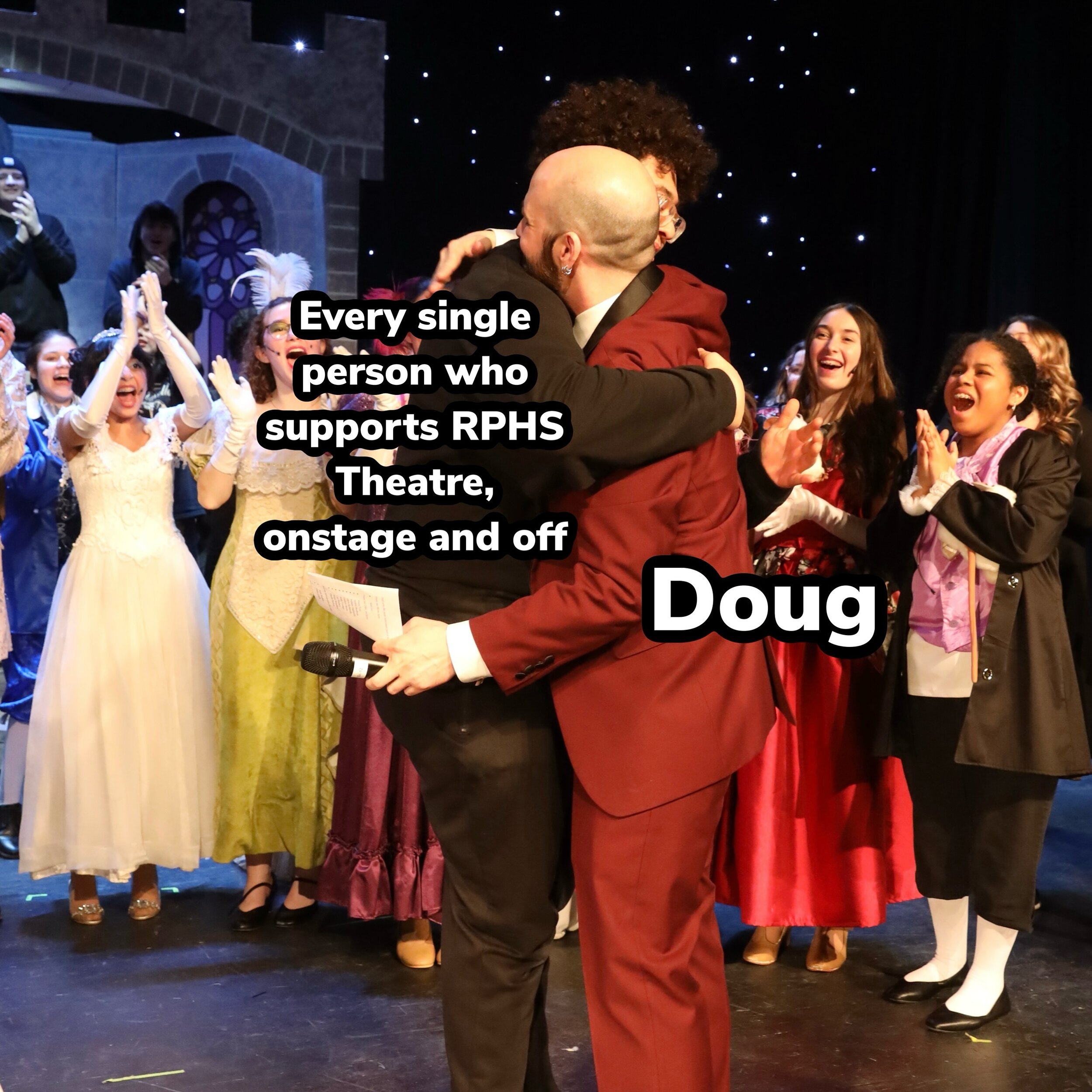 One final mee-mee to close out musical season. Proud of all of you, everyday.

#Cinderella #RodgersAndHammersteinsCinderella #ALovelyNight #👸🕛🧚&zwj;♀️👠🤴 #TheatreMemes #TheaterMemes #RosellePark #RoselleParkHighSchool #Community #CommunityTheatre