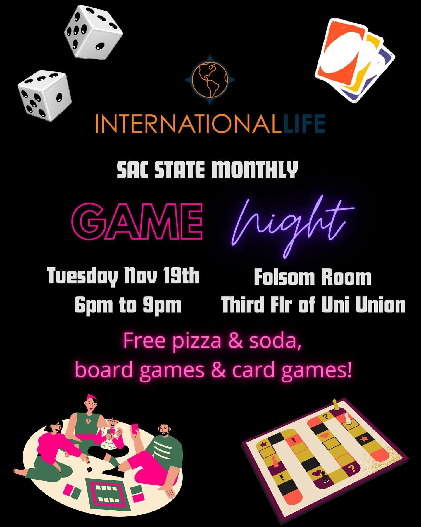 Last game night of the semester 🎉 

As the Americans would say &ldquo;be there, or be square&rdquo;