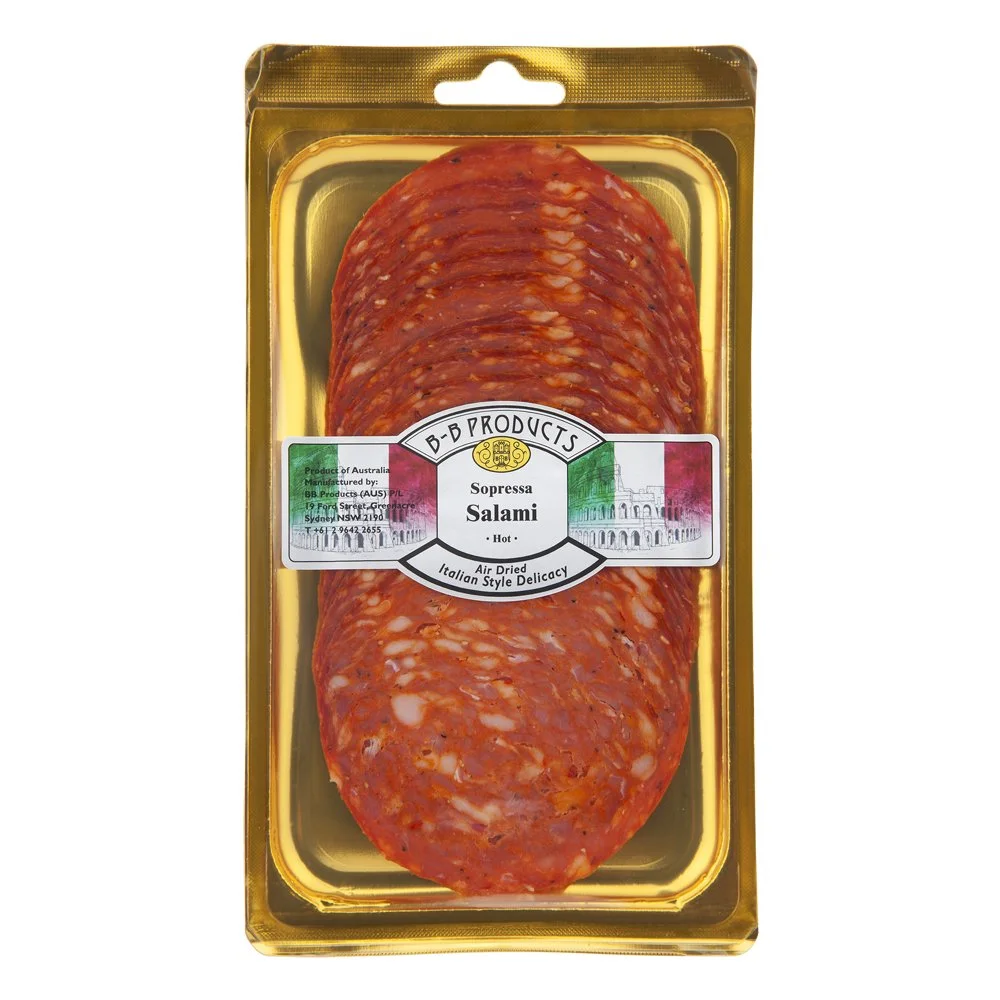 Hot Sopressa Salami — B.B Products