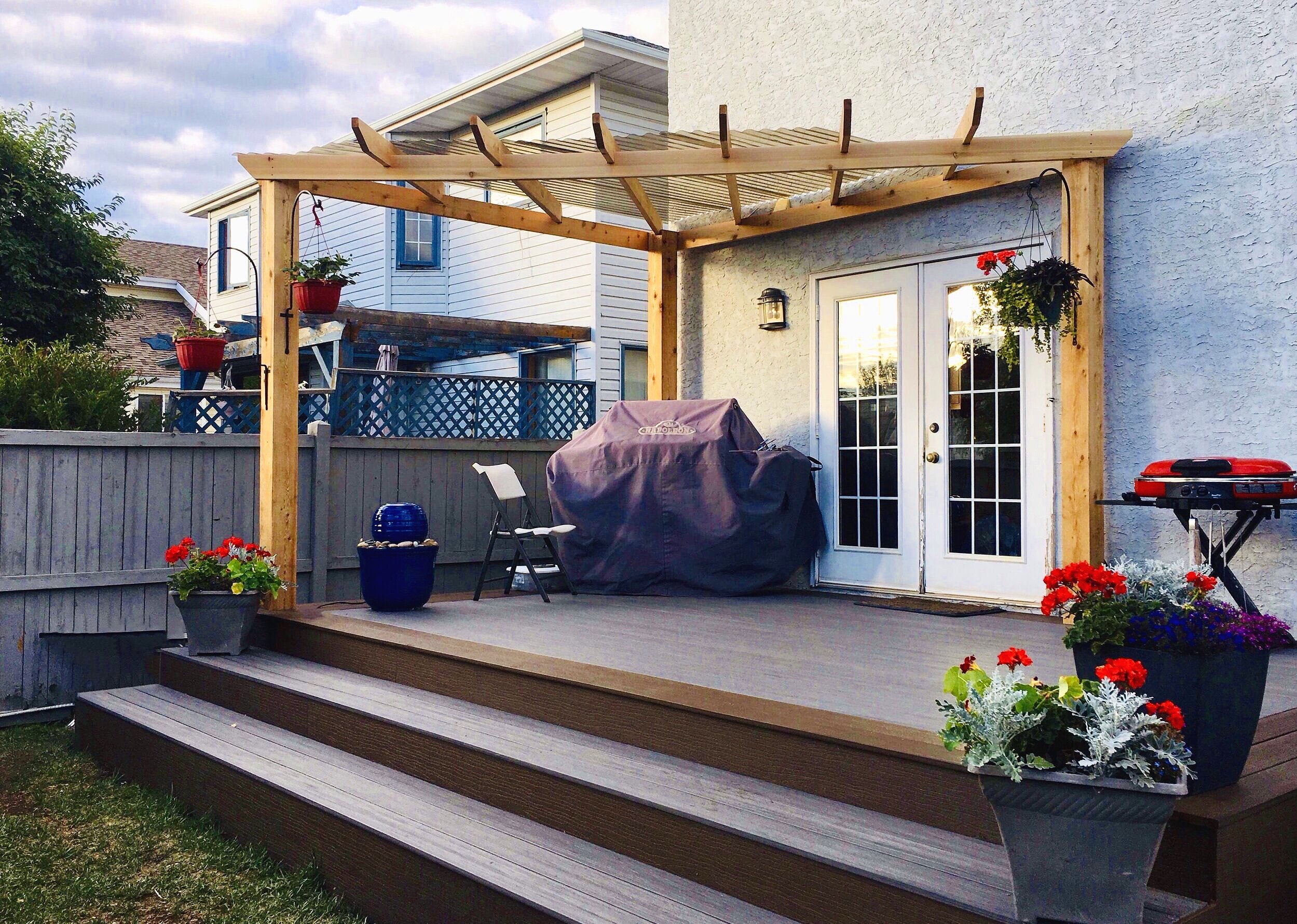 Pergola-Deck-Patio-Style Maven Decor Interior Design-Edmonton Canada