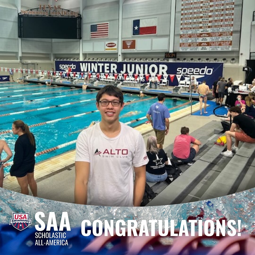 🎉 Huge congrats to Kelson Cantrell for earning a spot on the 2024 USA Swimming Scholastic All-American Team! 🏅 Alto Swim Club continues to make waves with 7 swimmers achieving this prestigious honor. Way to go! 

One of the most prestigious club sw