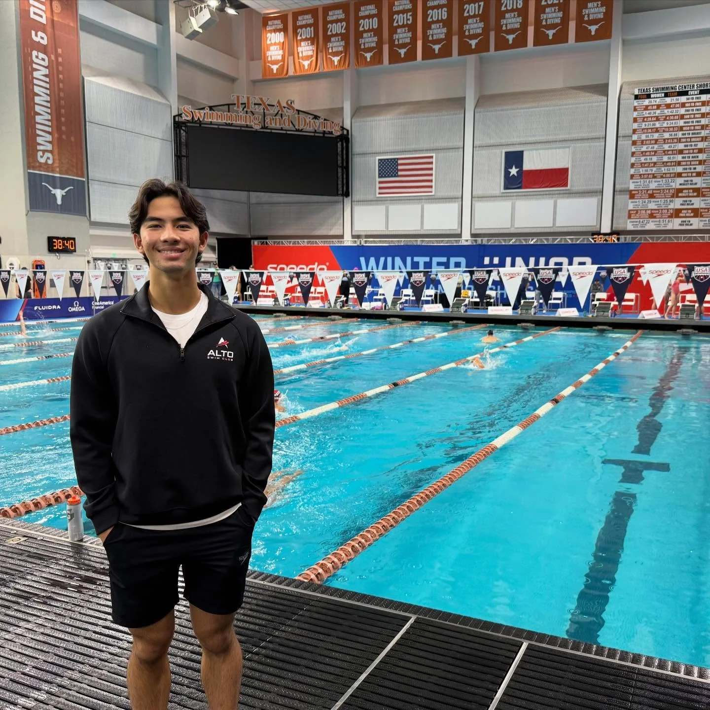Team Record! 🔥 Sebastian (Baz) Huang dropped 3 seconds to set a new Alto 15-16 boys team record in the 200 breaststroke! He posted a time of 2:00.68. Way to go Baz! Let&rsquo;s Go Alto! #greatertogether #altorecordbreakers