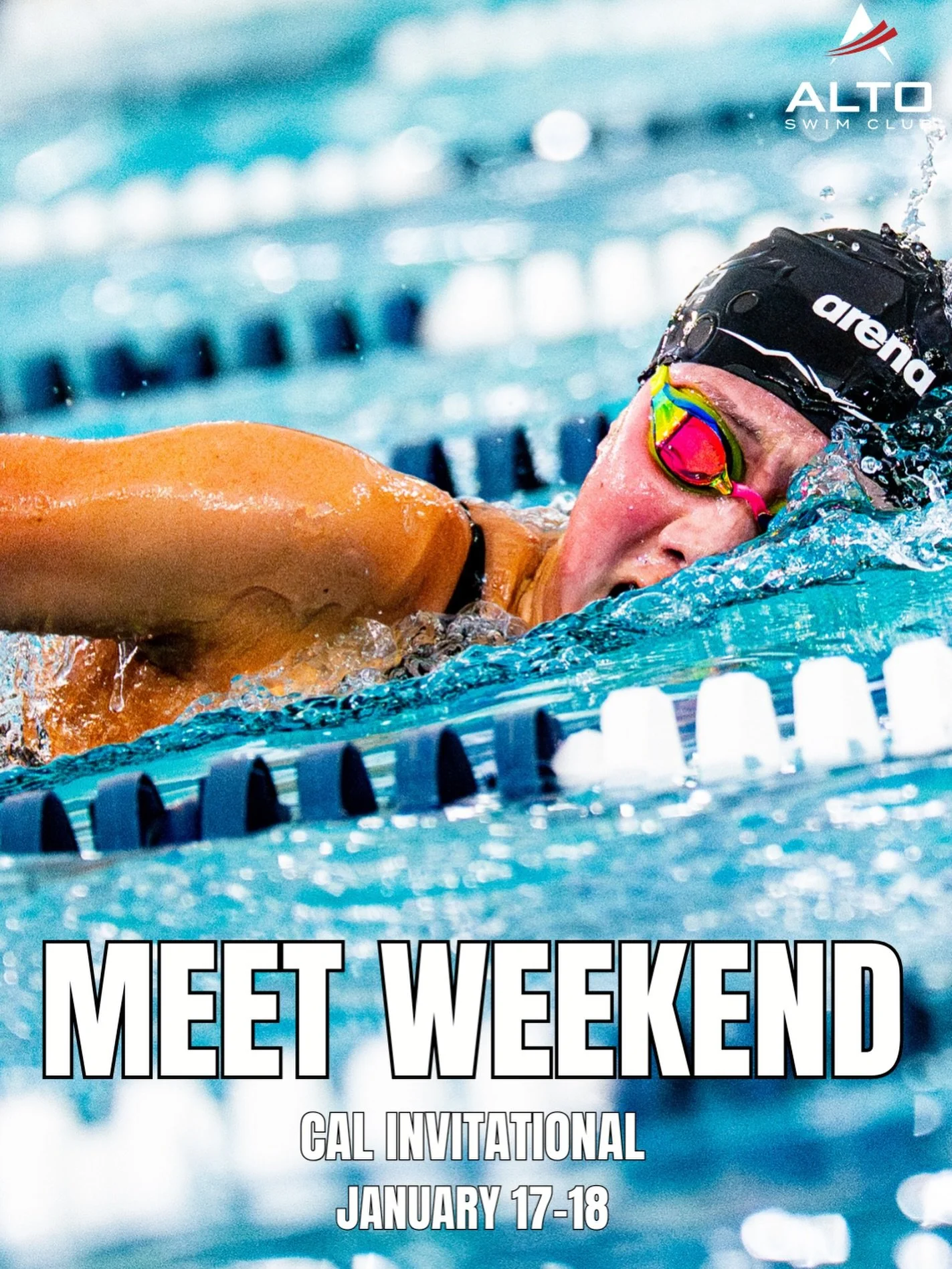 Alto&rsquo;s senior groups are racing this weekend at the Cal Invite in Berkeley! Let&rsquo;s get excited for some fast swimming! #LetsGoAlto #FasterWithAlto #GreaterTogether