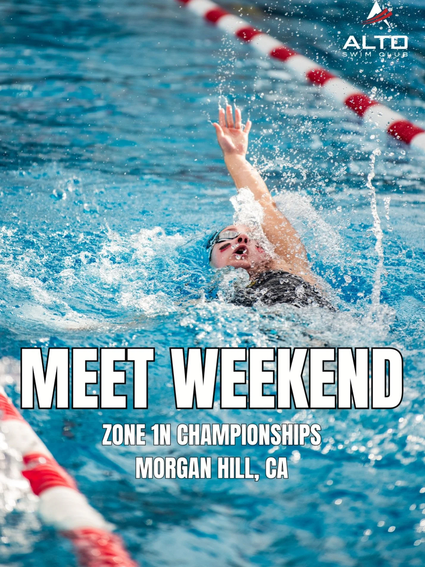 Meet Weekend Alert! 🚨

Alto Swim Club is gearing up for an incredible weekend at the Zone 1 North Championships in Morgan Hill! 🏊&zwj;♀️💥

Alto is ready to bring the energy, team spirit, and speed, with a squad of 260 athletes, from 8/Under to 18!