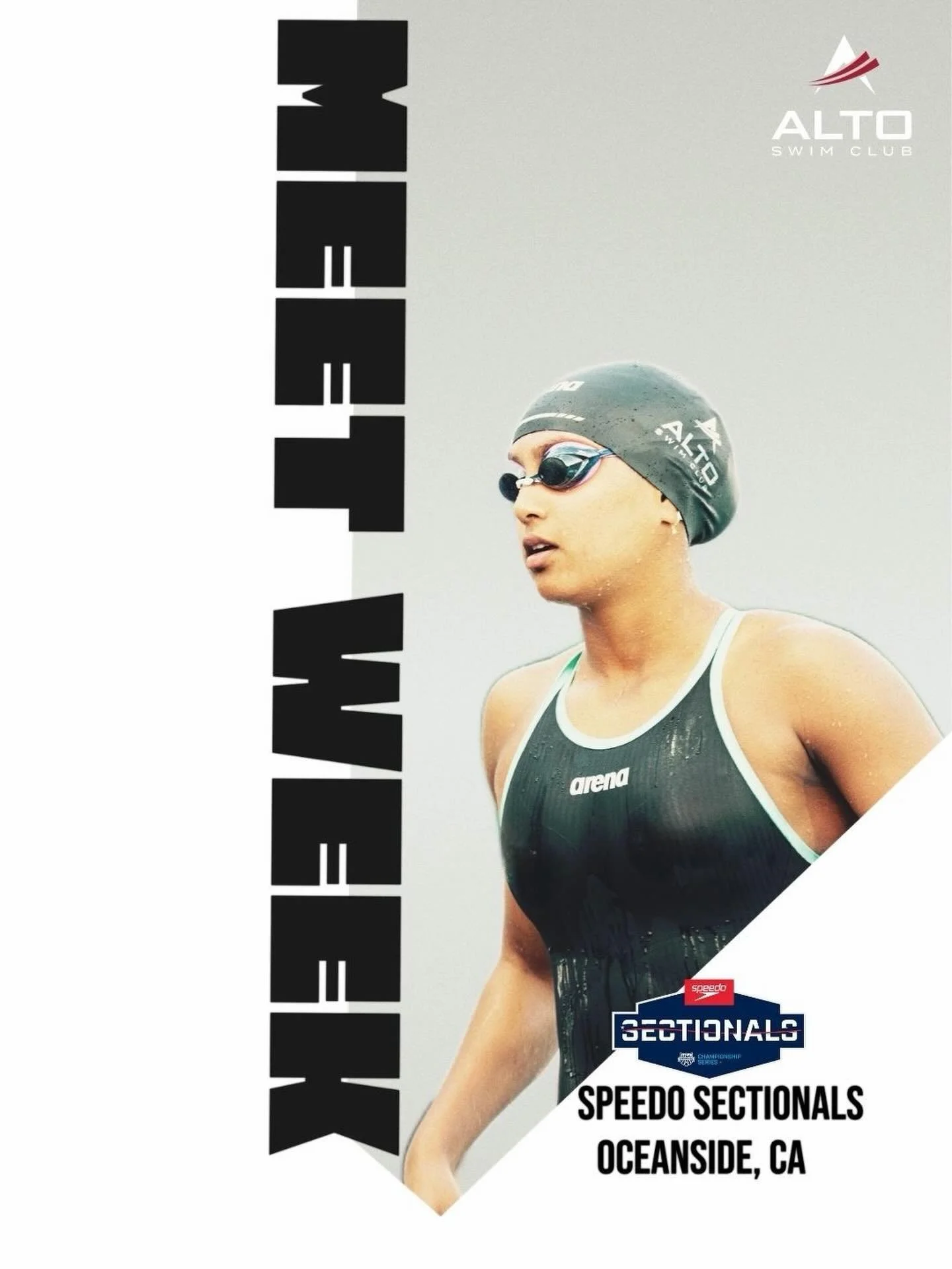 Alto will be sending 38 athletes to compete at the Speedo Sectionals in Oceanside, CA from February 26 to March 1! Let&rsquo;s get ready for some fast swimming! 😤💪🏾🌟 #LetsGoAlto #FasterWithAlto #GreaterTogether