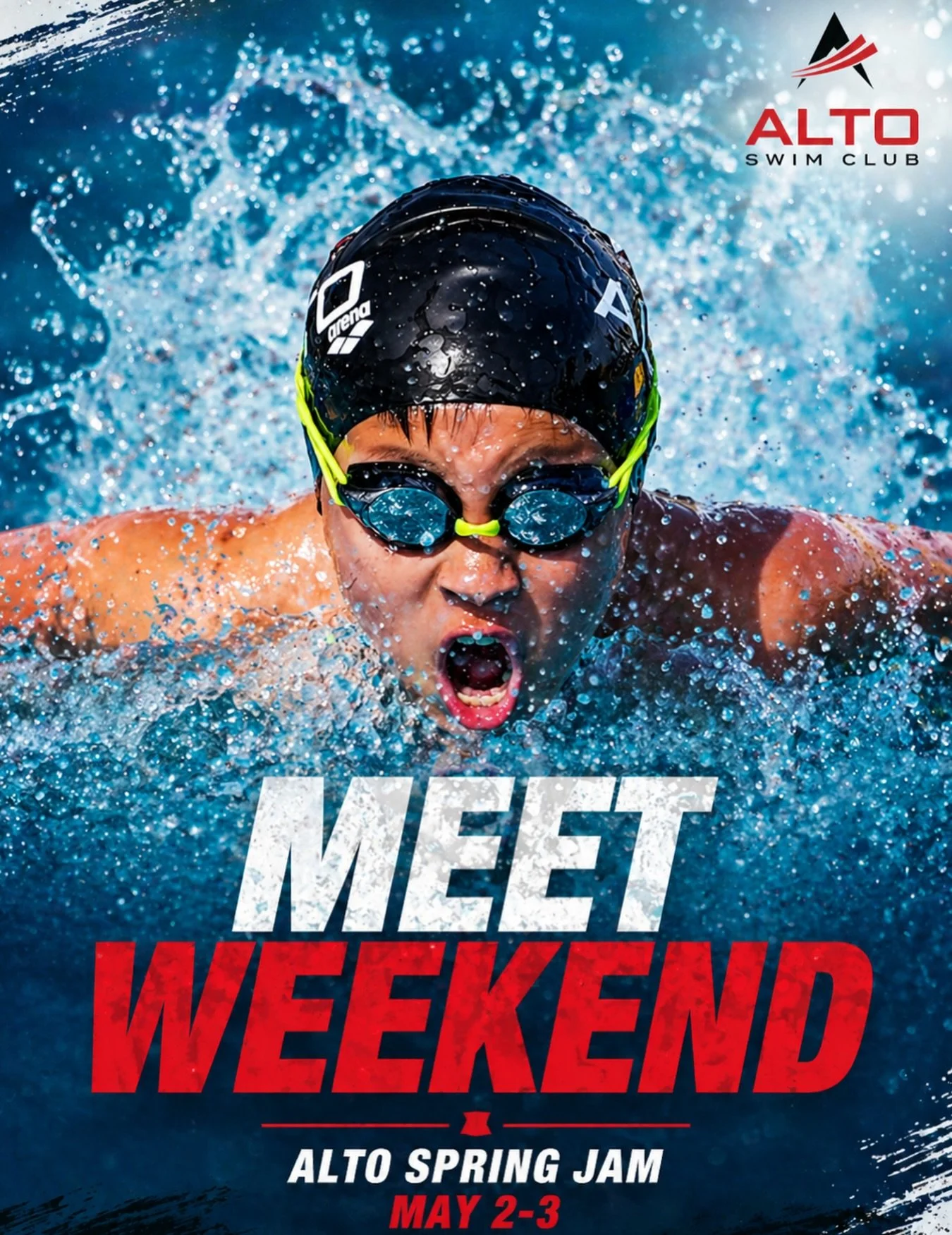 Our first long course meet of the season is here! 🔥🔥 Alto will race this weekend at Alto Spring Jam in Fremont! Let&rsquo;s get ready for some fast swimming and a lot of fun! 🤩 #LetsGoAlto #FasterWithAlto #GreaterTogether