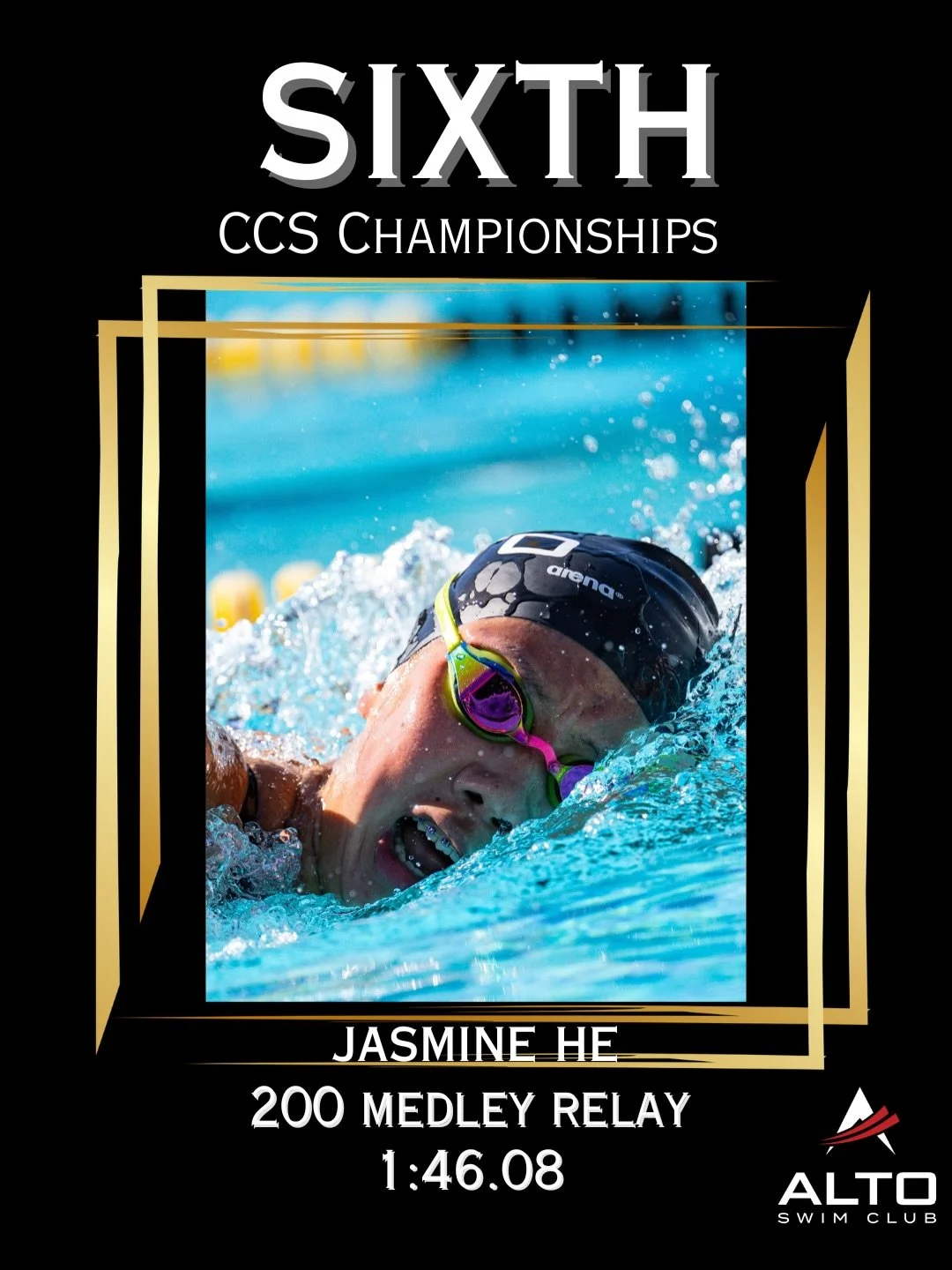 🔥🔥 Huge congratulations to Jasmine He for an outstanding performance this past weekend at CCS Championships held in San Jose! We are so proud of you! Next up&hellip; States! 😤 Let&rsquo;s go Jasmine &amp; let&rsquo;s go Alto! #LetsGoAlto #FasterWi