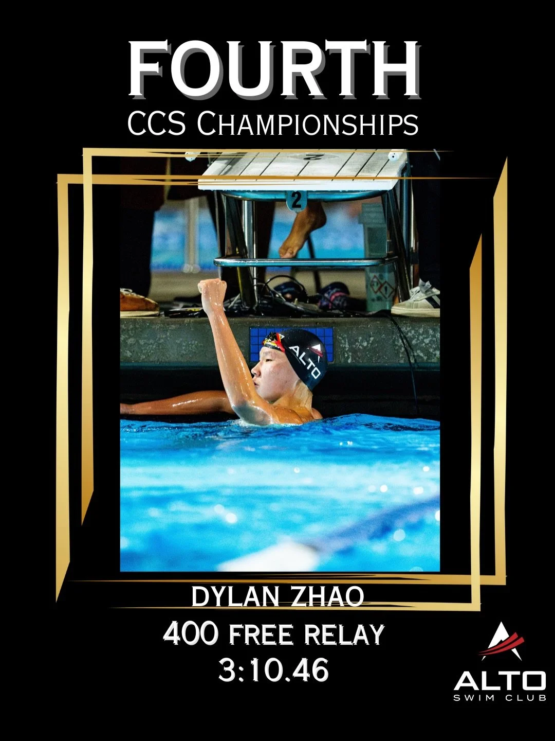 🔥🔥 Huge congratulations to Dylan Zhao for an outstanding performance this past weekend at CCS Championships held in San Jose! We are so proud of you! Next up&hellip; States! 😤 Let&rsquo;s go Dylan &amp; let&rsquo;s go Alto! #LetsGoAlto #FasterWith