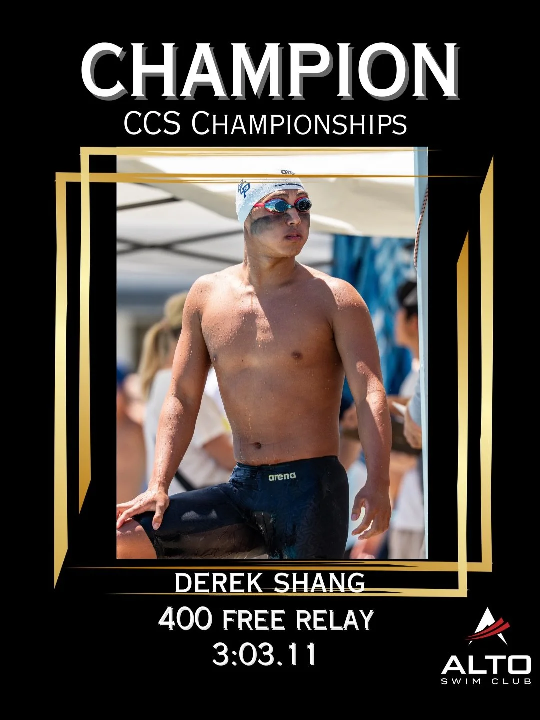 🔥🔥 Huge congratulations to Derek Shang for an outstanding performance this past weekend at CCS Championships held in San Jose! We are so proud of you! Next up&hellip; States! 😤 Let&rsquo;s go Derek &amp; let&rsquo;s go Alto! #LetsGoAlto #FasterWit