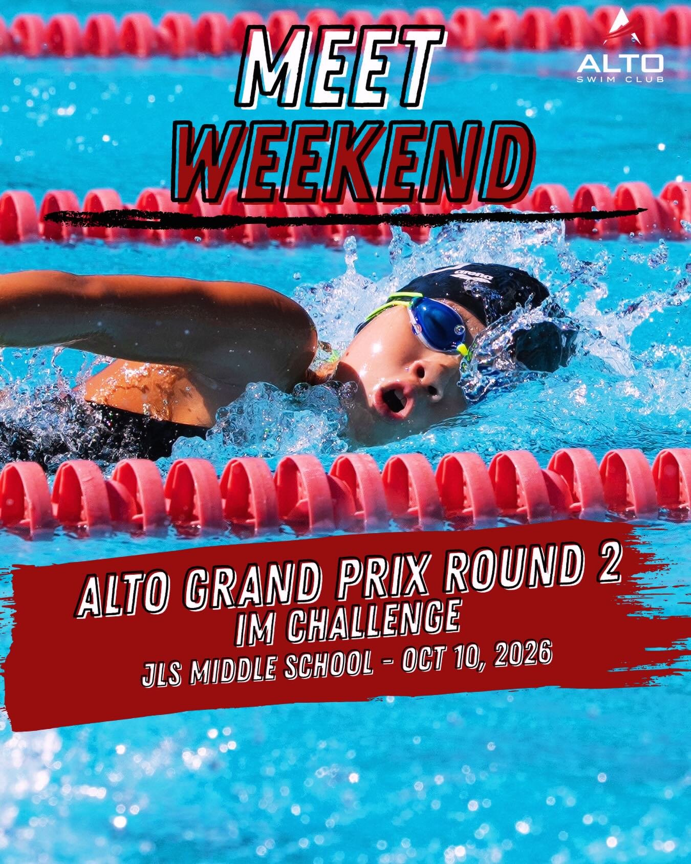 Round 2 of the Alto Grand Prix is this Saturday! Let&rsquo;s get hyped for another chance to race! 🏊&zwj;♂️🏊&zwj;♀️🏁🌟 #LetsGoAlto #GreaterTogether