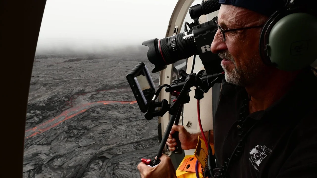 Michel Lienau at Mount St Helens
