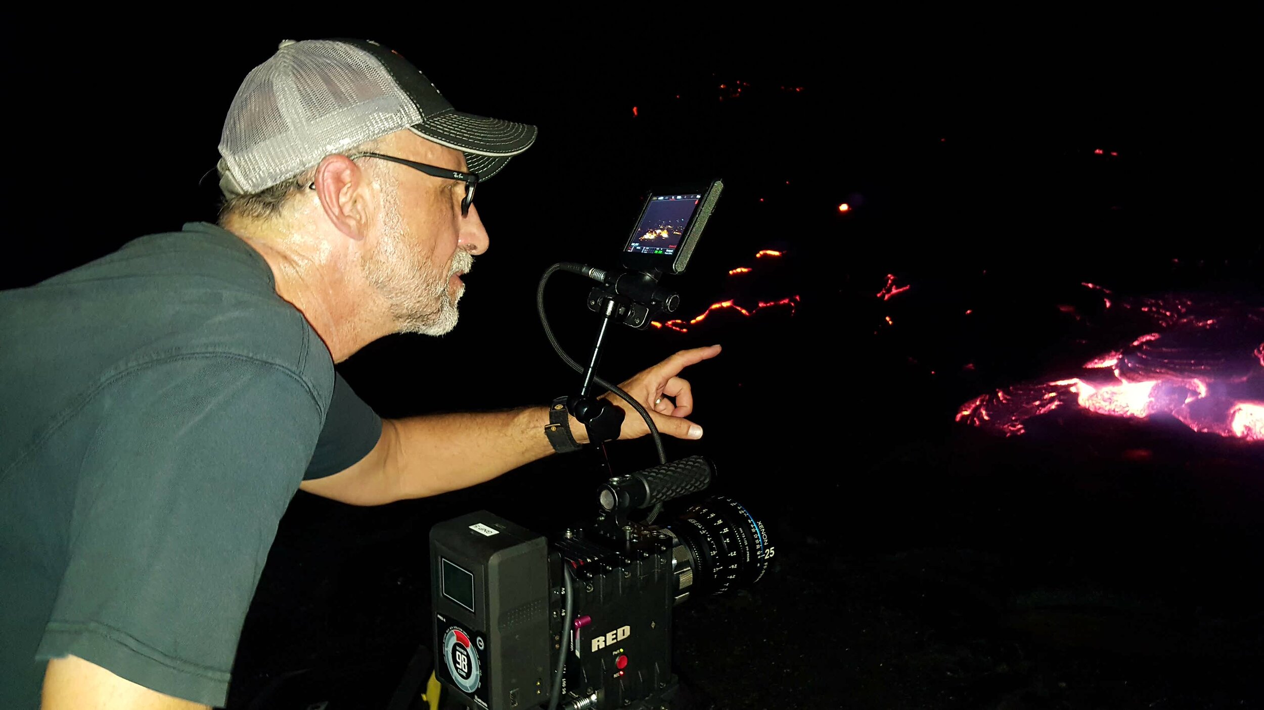 Michael Filming Lava Flow 2016.jpg