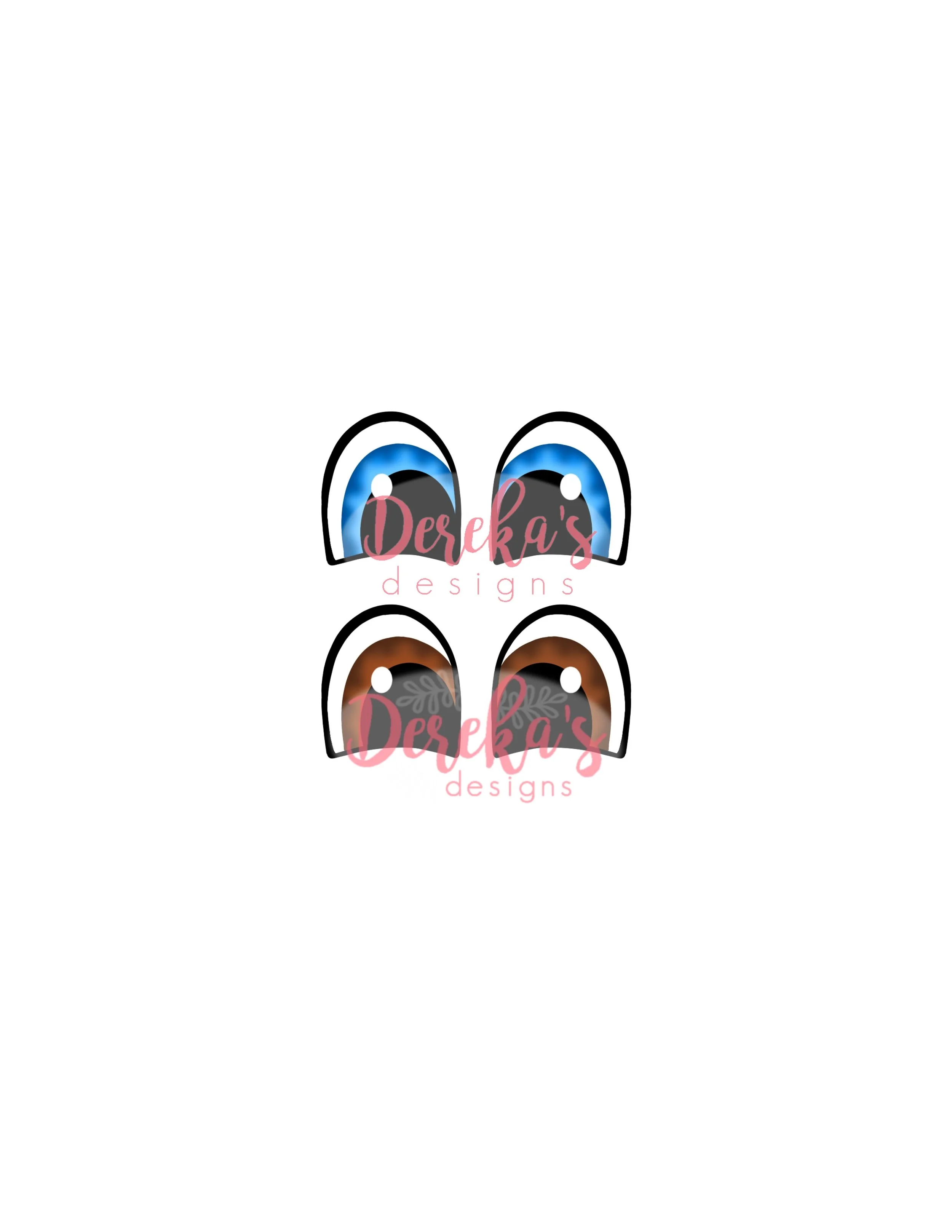 Snowman(Blue, Brown) - Vinyl Eyes