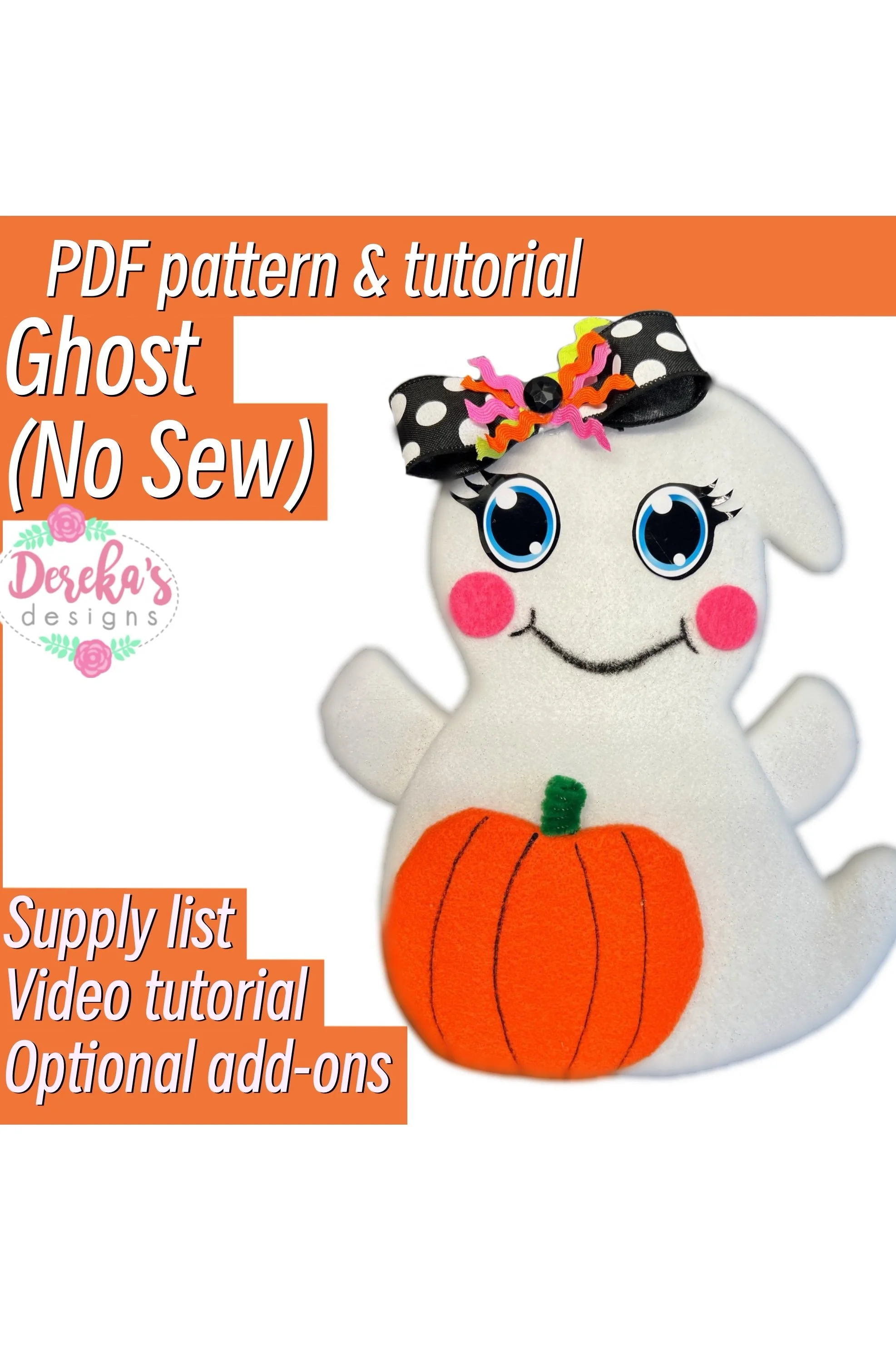 Ghost Pattern (no sew) - Digital Download