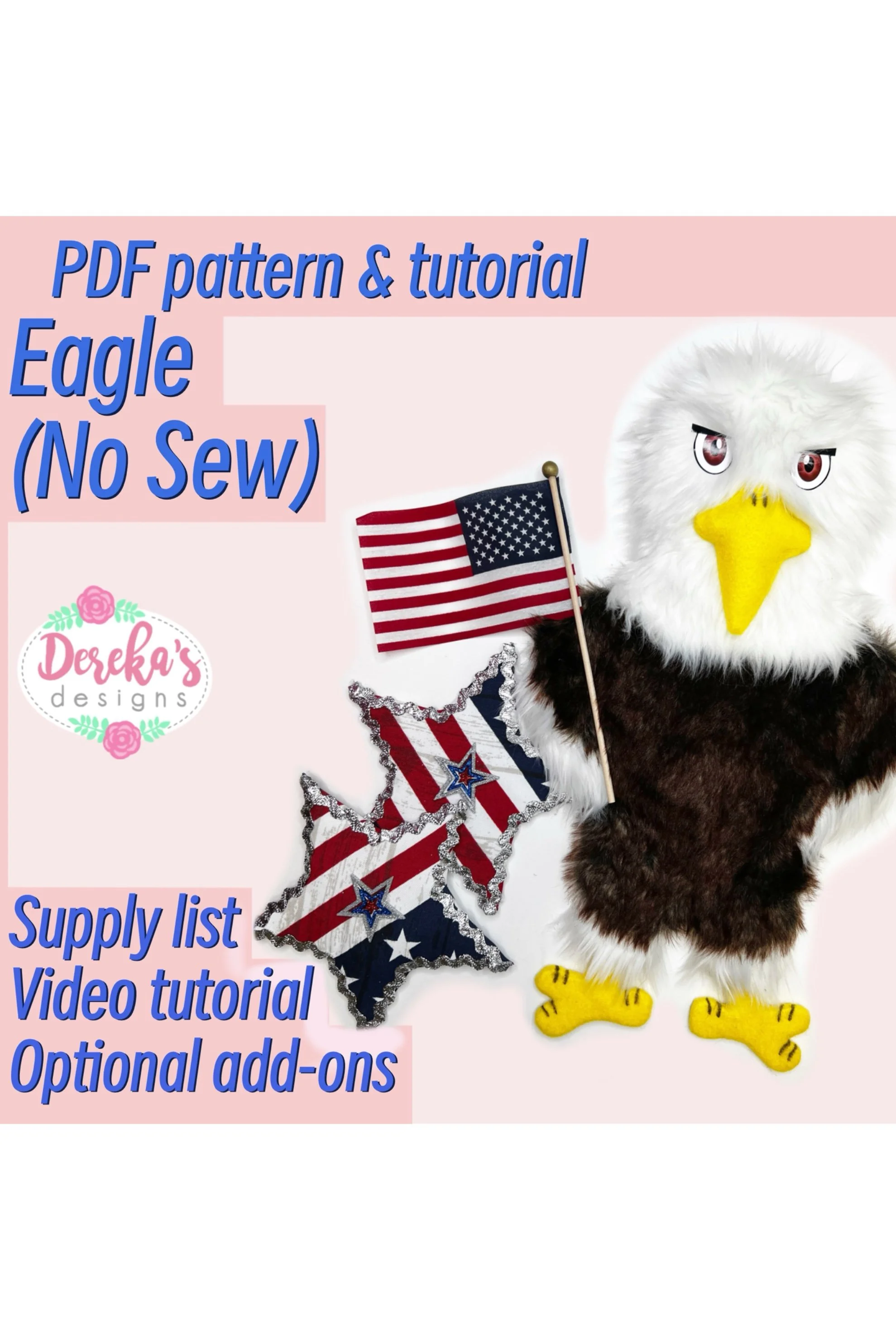 Eagle (no sew) - Digital Download