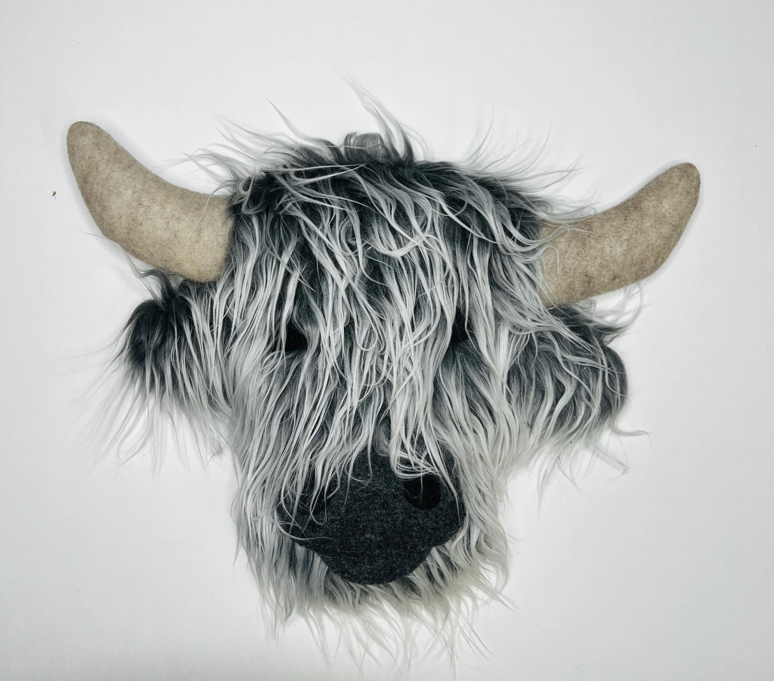 Mini Grey Highland Cow