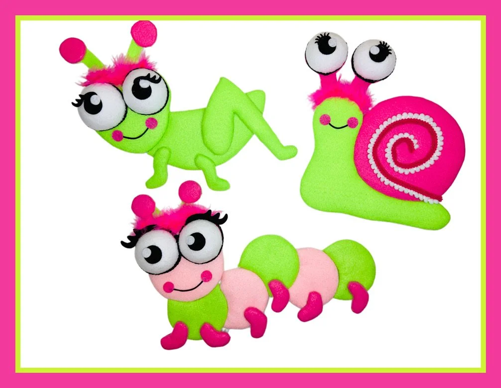 Finished - Bugs - set of 3