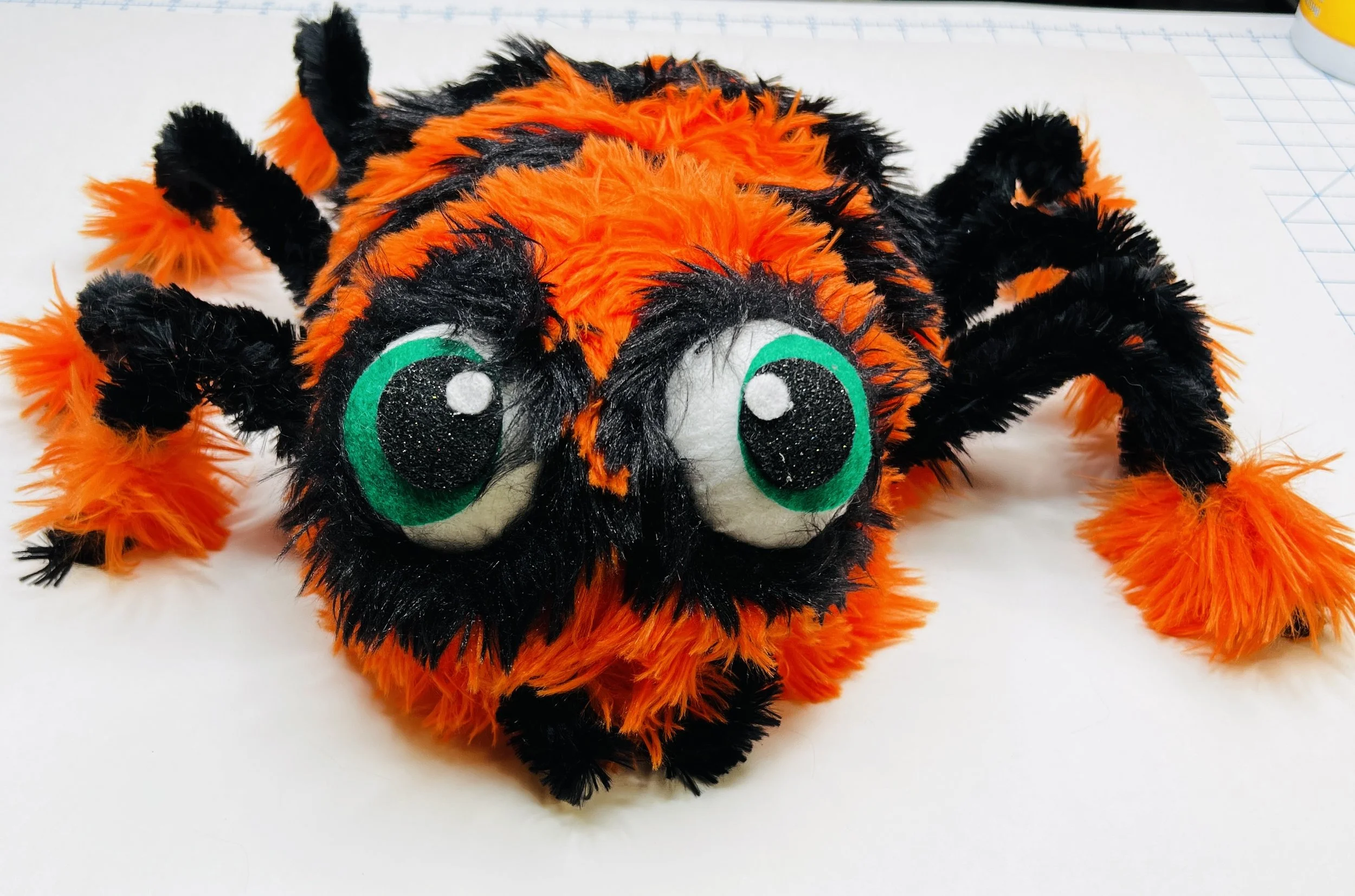 Orange/Black Furry Spider