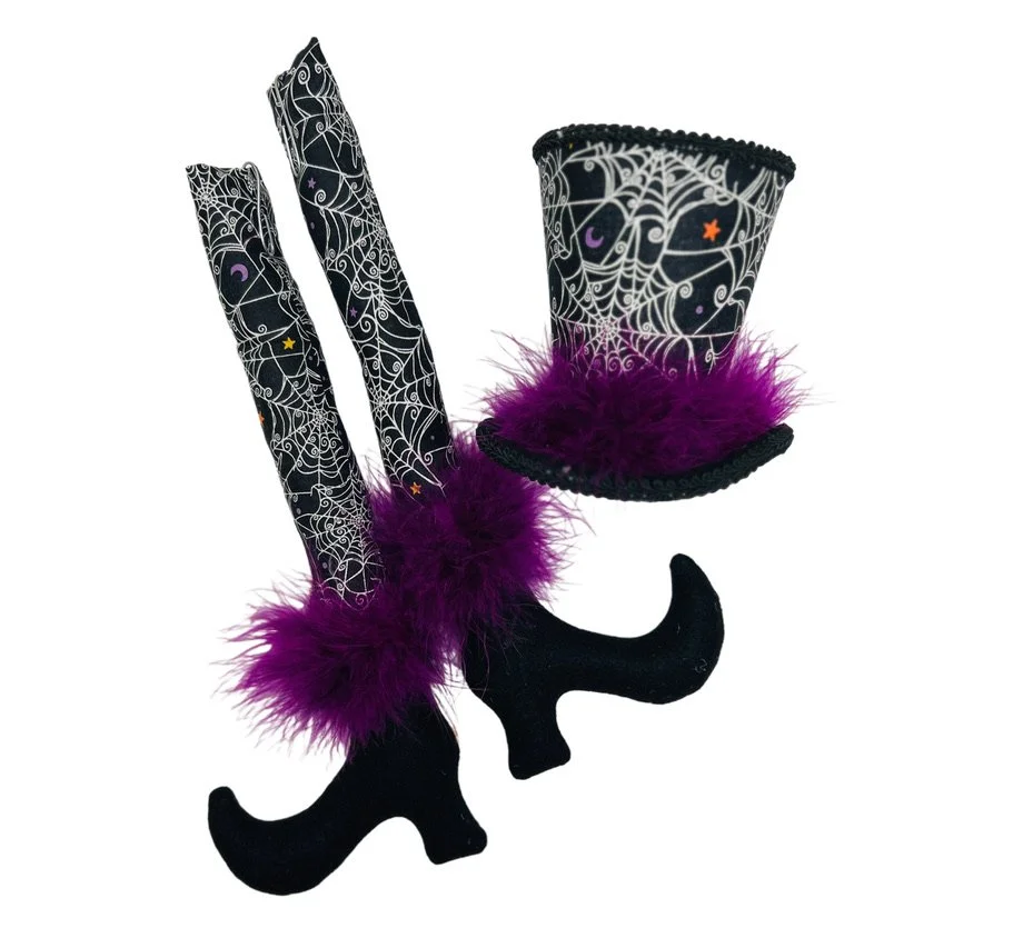 Mini Witch Top Hat and Legs
