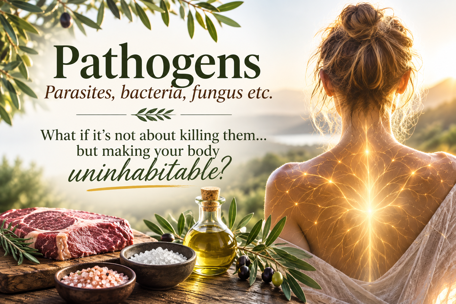 What If You Didn't Need to Kill Parasites, bacteria, fungus?