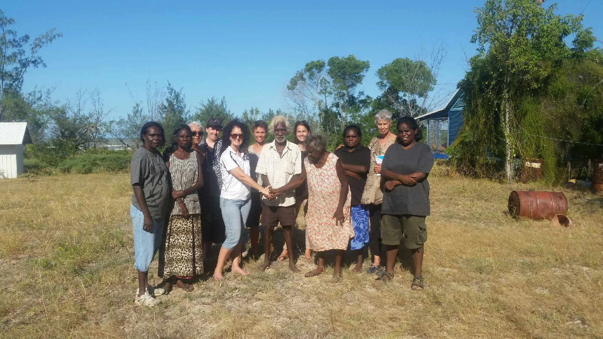 Proposed location of the outdoor learning space at Wuyagiba