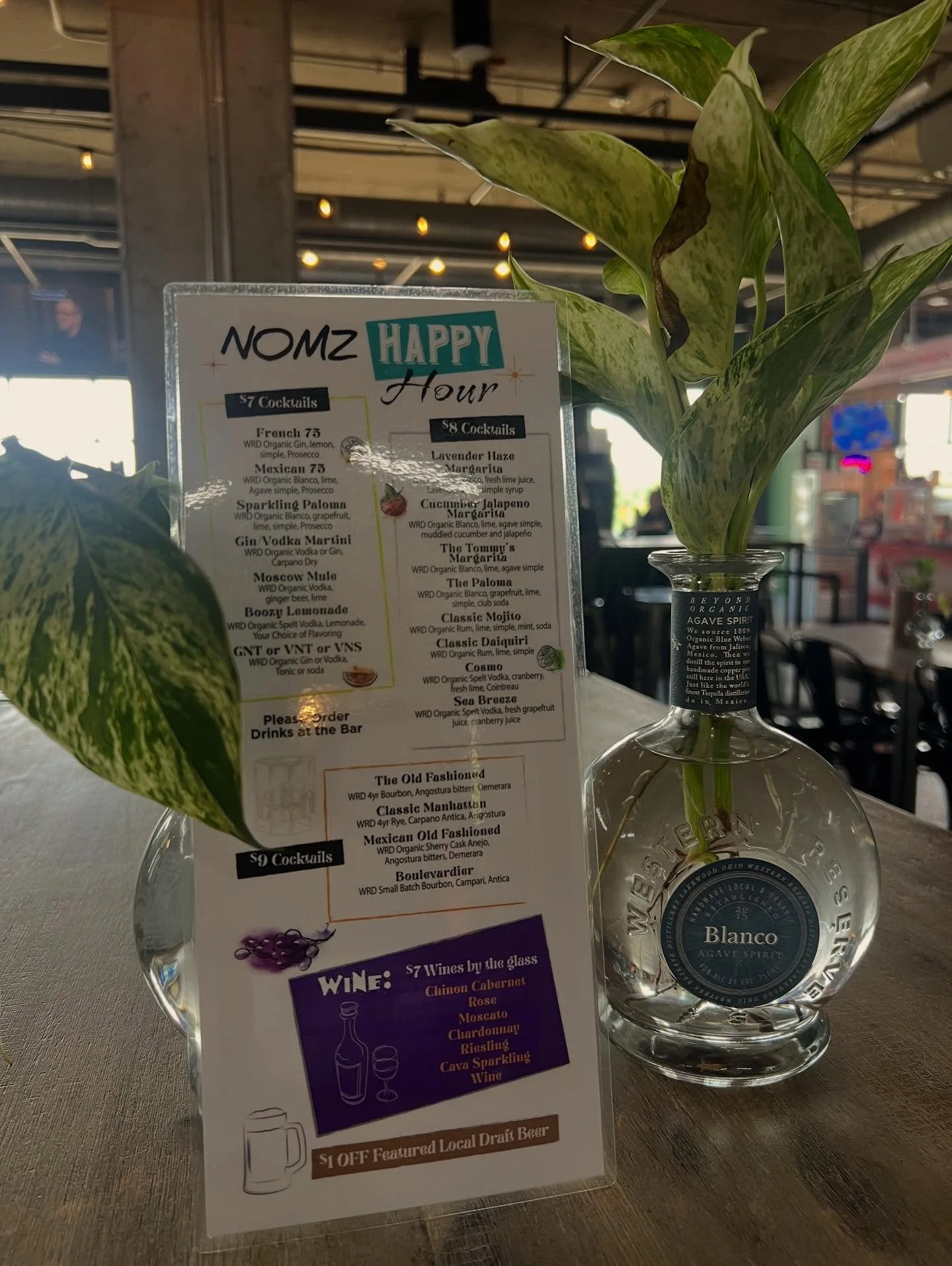 It&rsquo;s starting to look like Happy HourZ at NOMZ 🤩 

Every Tuesday, Wednesday, and Thursday from 4pm - 7pm, enjoy discountz on some of our fan favorite menu itemz 🥂🥪

Some specials include:
$1 off tacos 🌮 
$2 off Baked Brie 🤤
$3 off Vegan BL